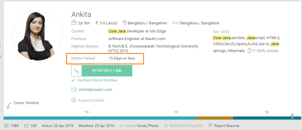 Hire Faster With Notice Period Search Recruiter Zone