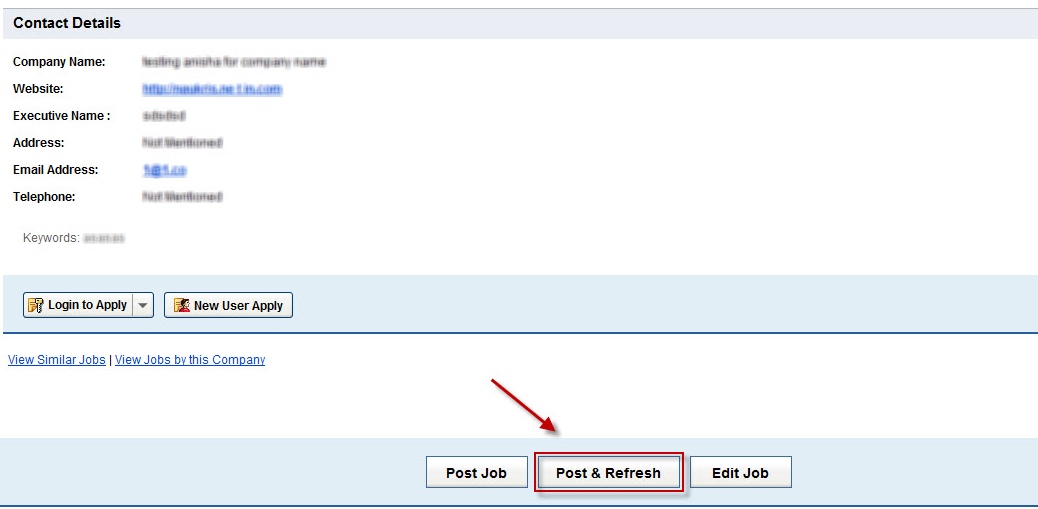 Edit & Refresh a Job in One Go ! | Recruiter Zone