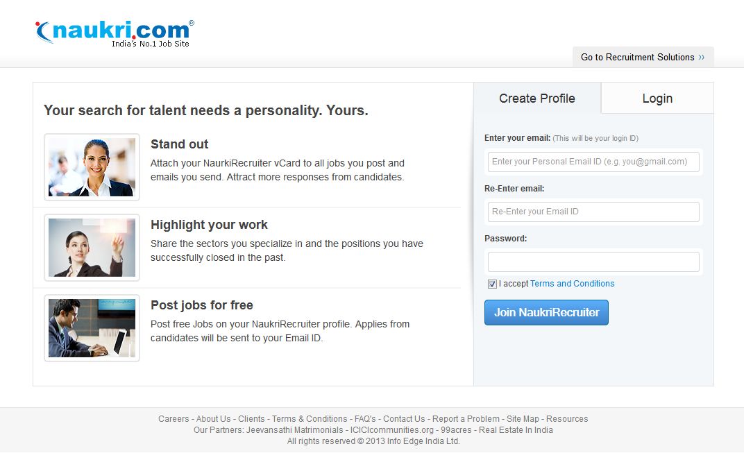 How To Upload Photograph On Your NaukriRecruiter Profile Recruiter Zone